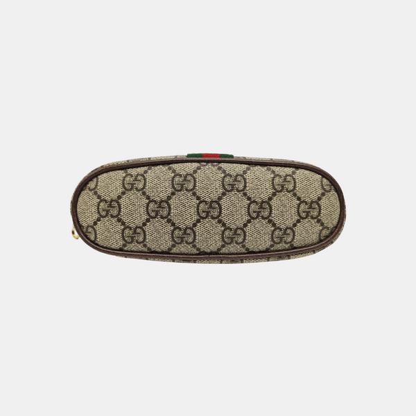 Ophidia Mini Monogram Coated Canvas Beige