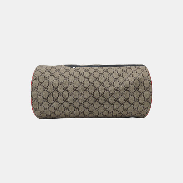 Monogram Coated Canvas Shoulder Bag Black