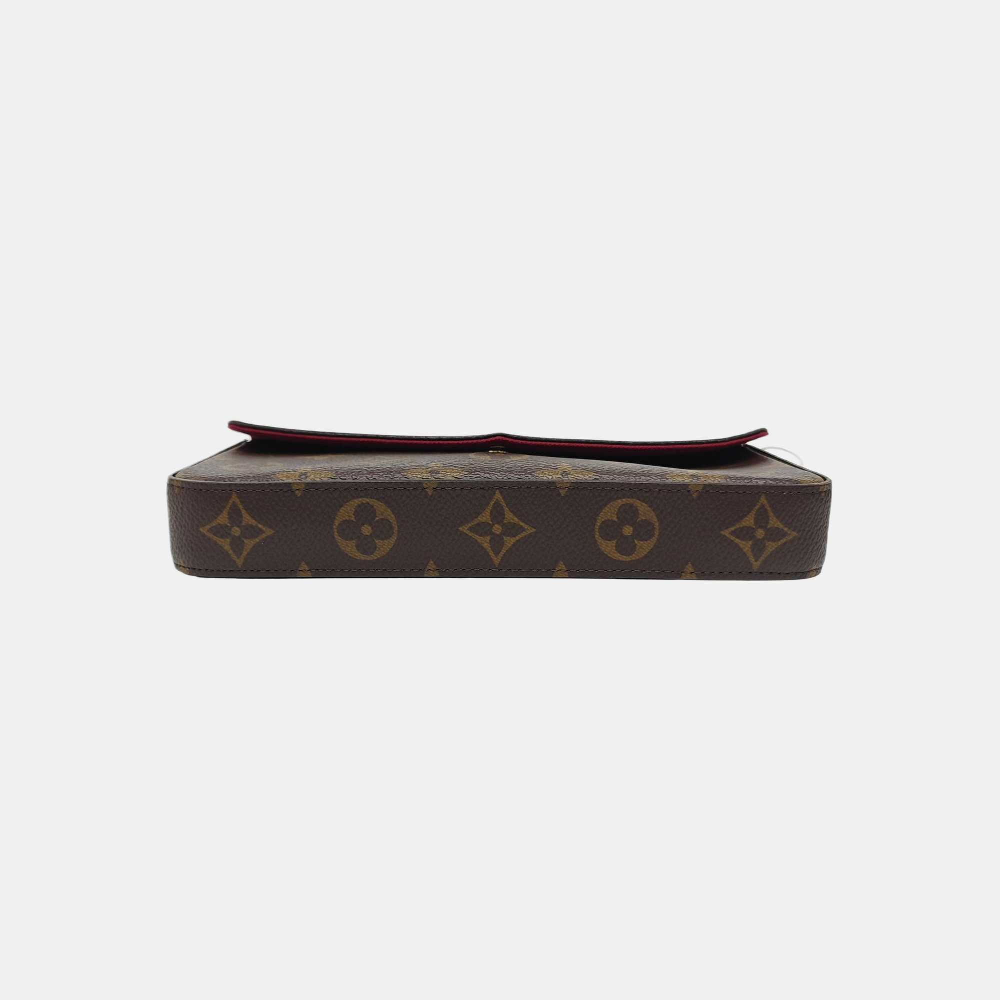 FÉLICIE Monogram Coated Canvas Brown