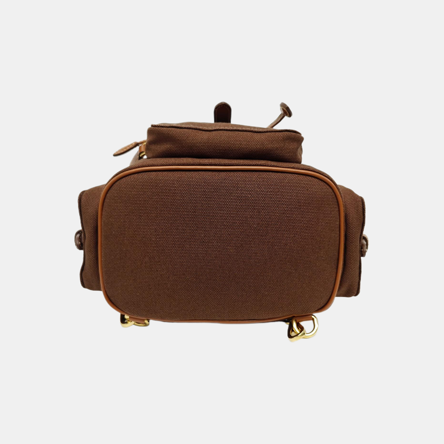 Fabric Backpack Brown
