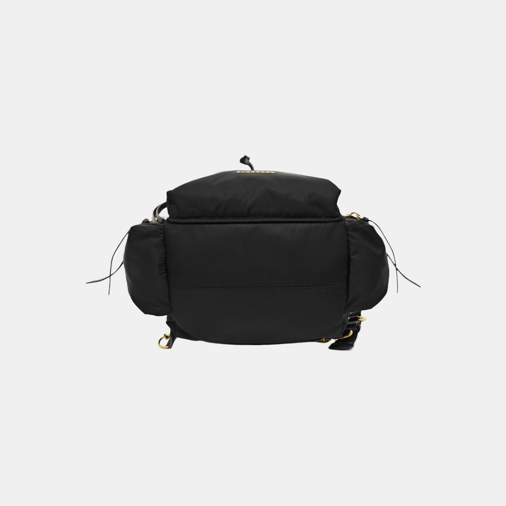 The Rucksack Nylon Black