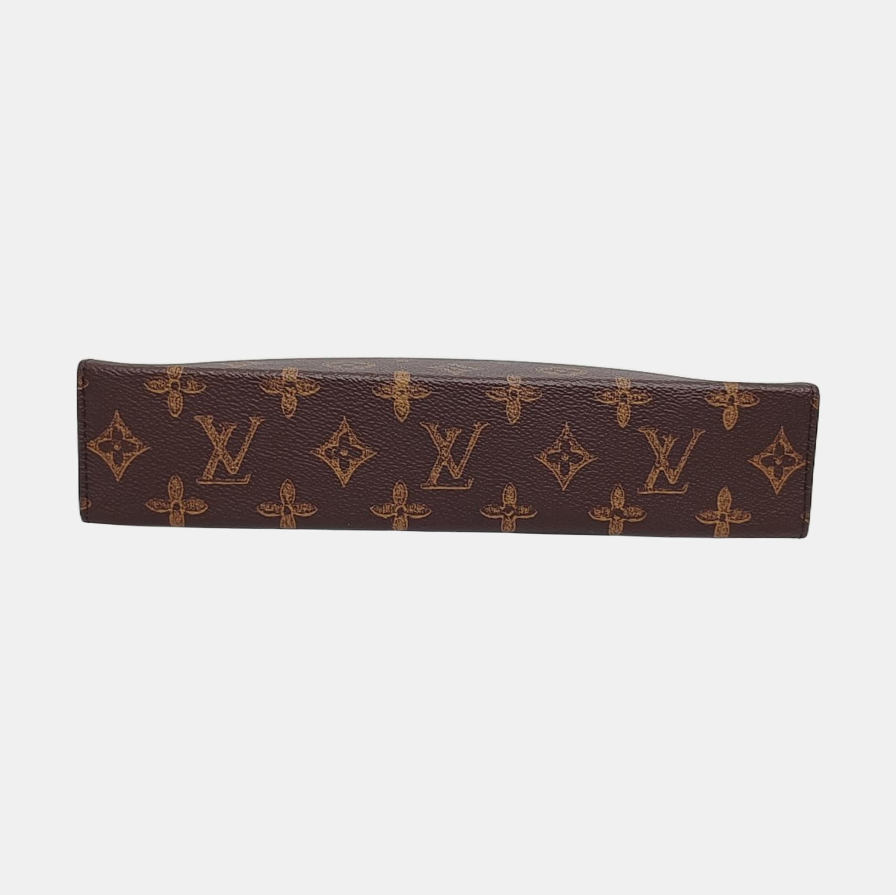 Pochette Voyag MM Monogram Coated Canvas Brown