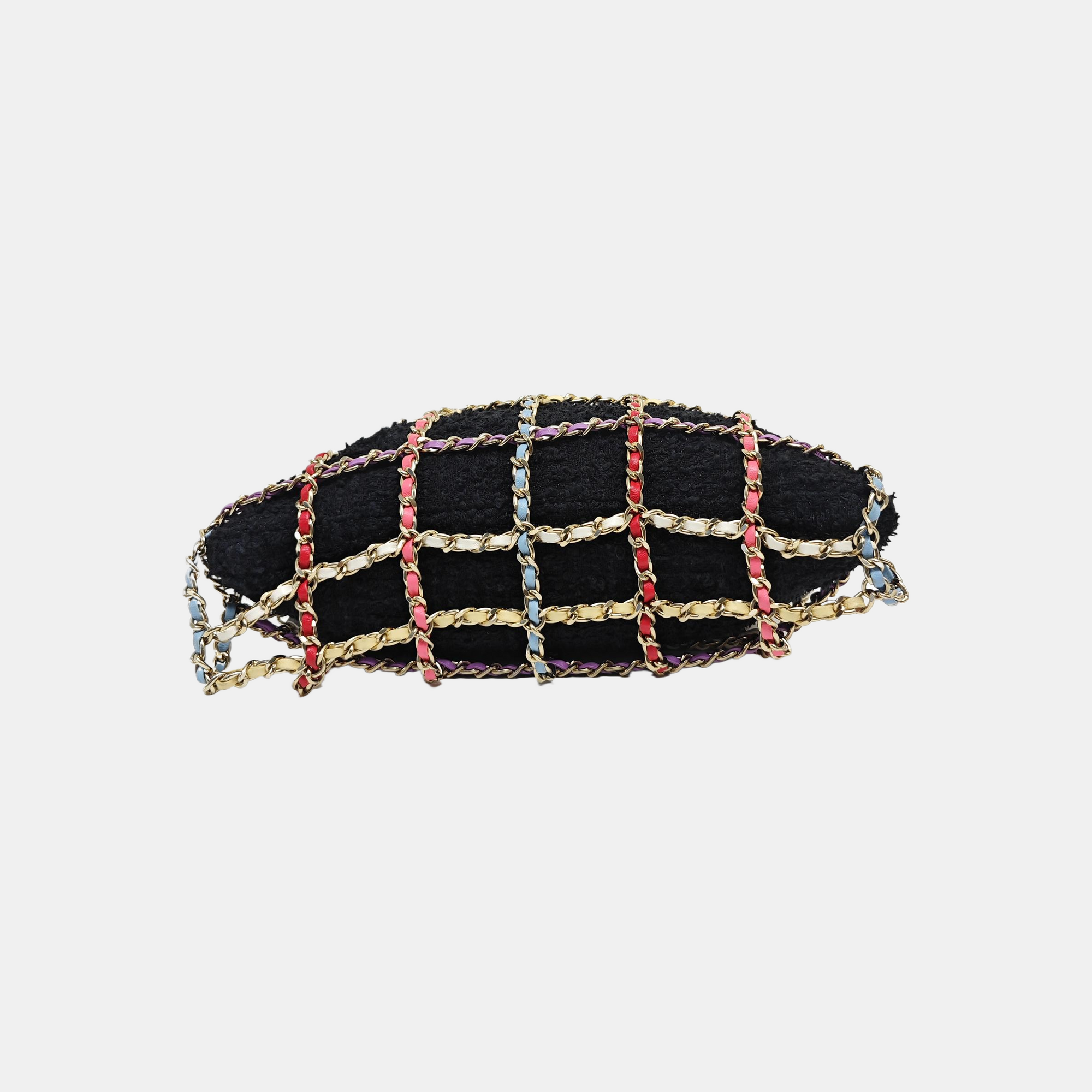 Fabric Top Handle Bag Black