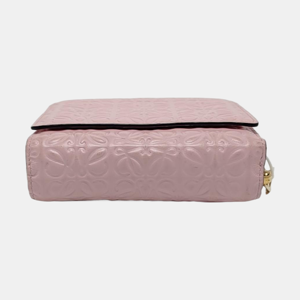 Monogram Lambskin Wallet Pink