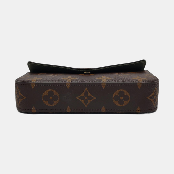 FÉLICIE Monogram Coated Canvas Brown