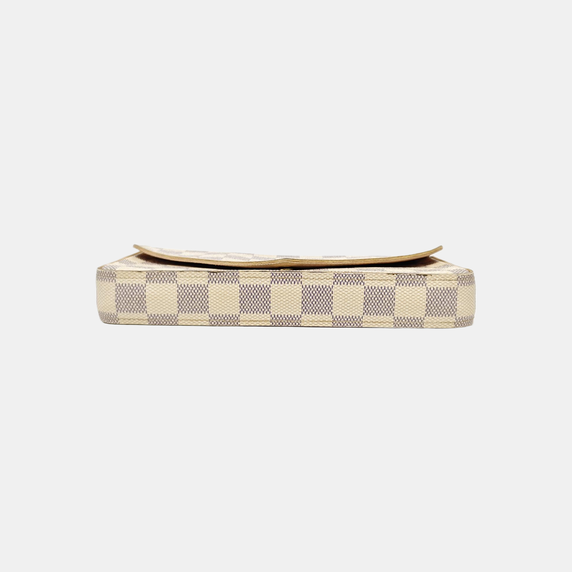 FÉLICIE Damier Azur Coated Canvas White