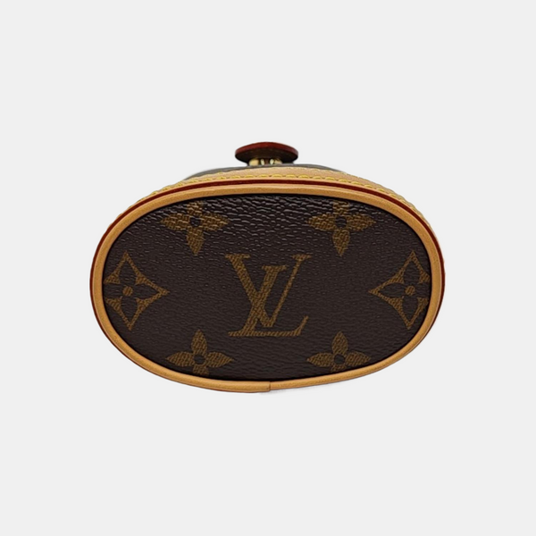 FOLD ME Monogram Coated Canvas Brown