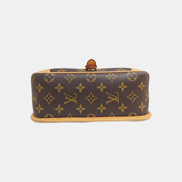 DIANE Monogram Coated Canvas Brown