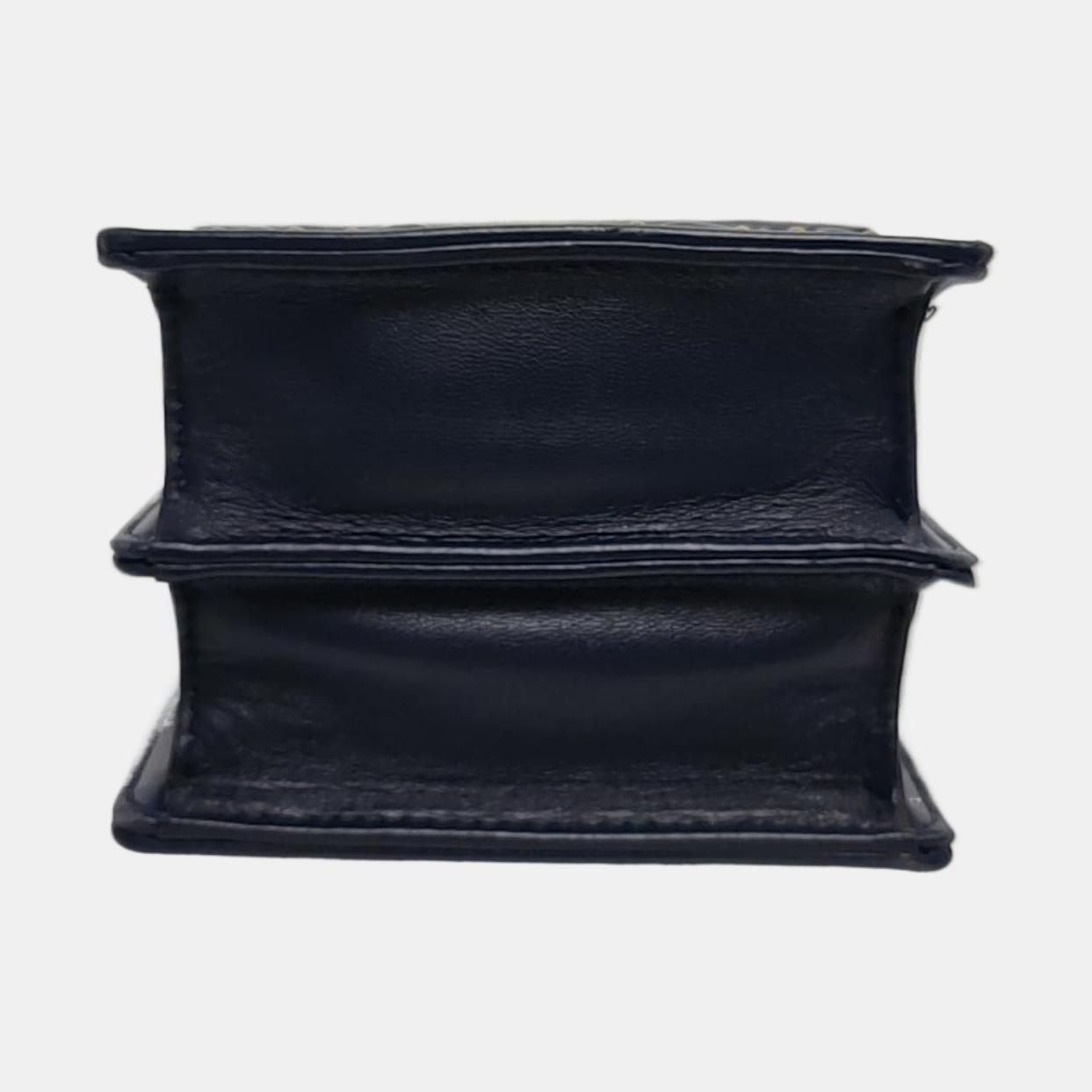 Authenticated pre-owned  Diorama Cannage Calfskin Blue - Shoulder Bag at Looply