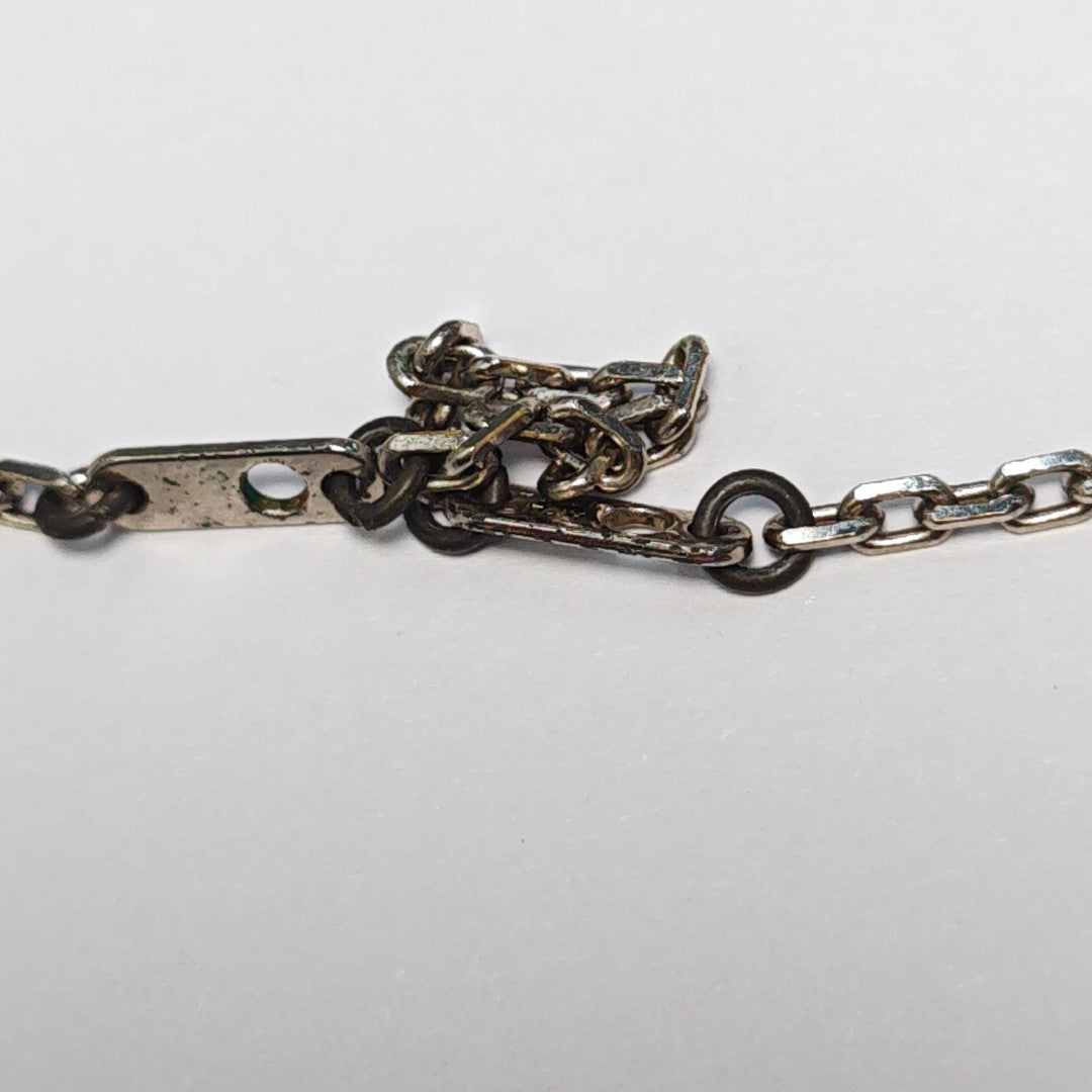 DANDY LV PLATE Metal Silver Necklace