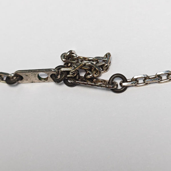 DANDY LV PLATE Metal Silver Necklace