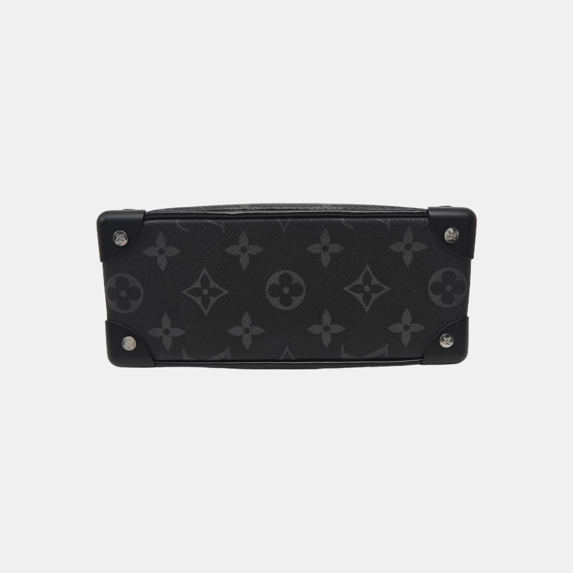 SOFT TRUNK Mini Monogram Coated Canvas Black