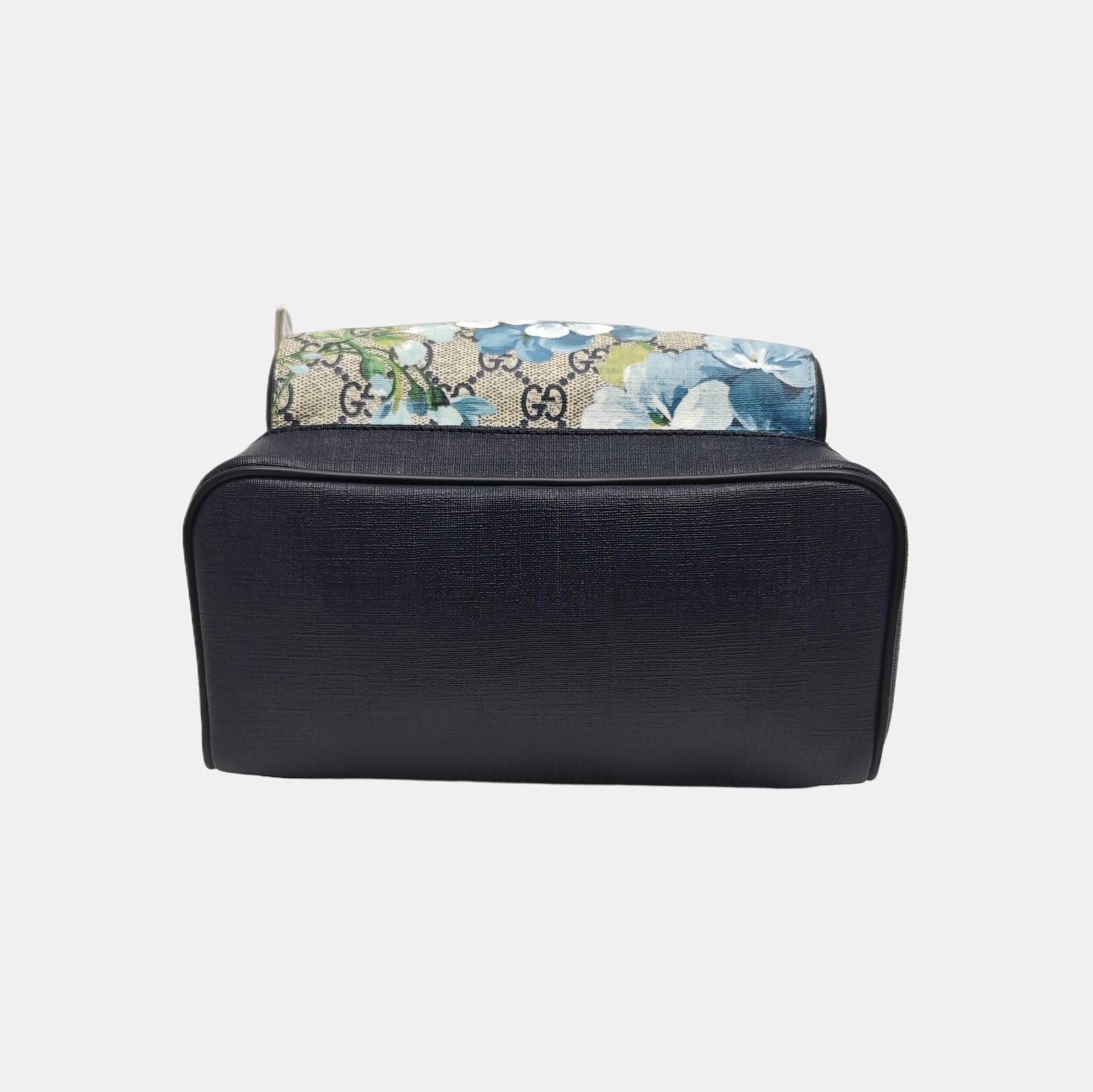 GG Blooms Small Monogram Coated Canvas Black