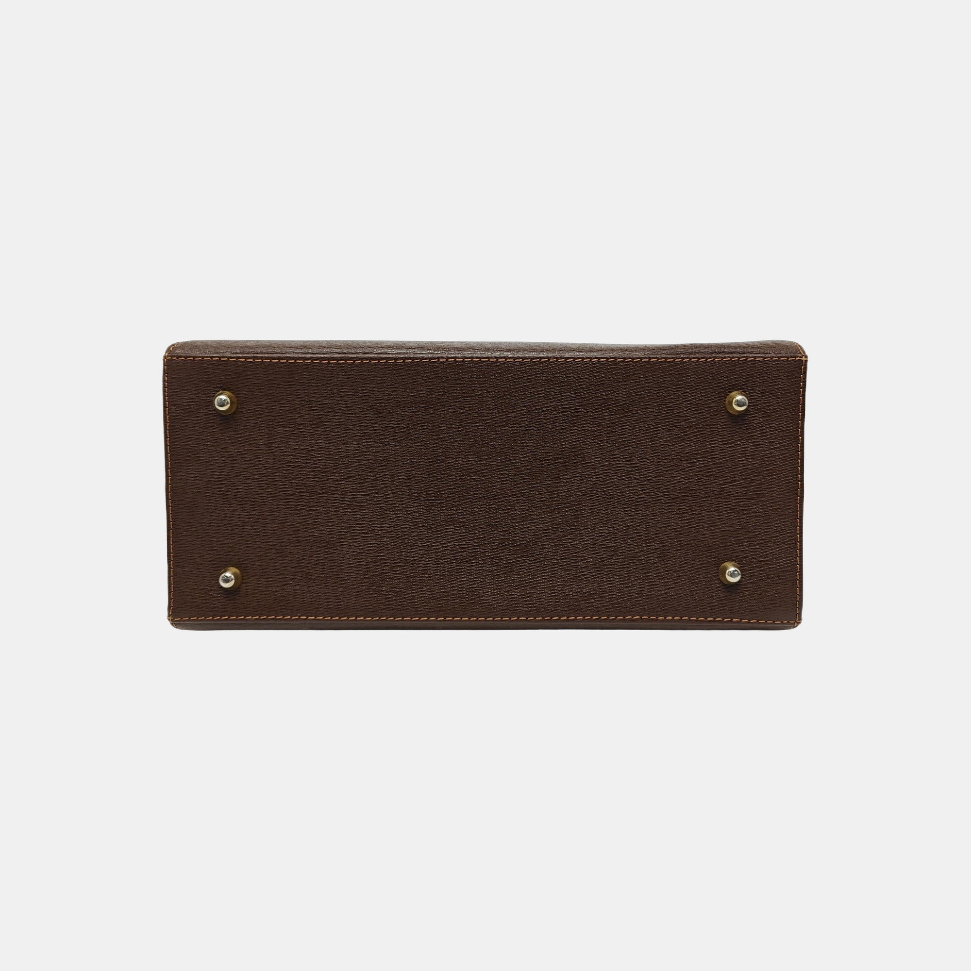 Calfskin Tote Bag Brown