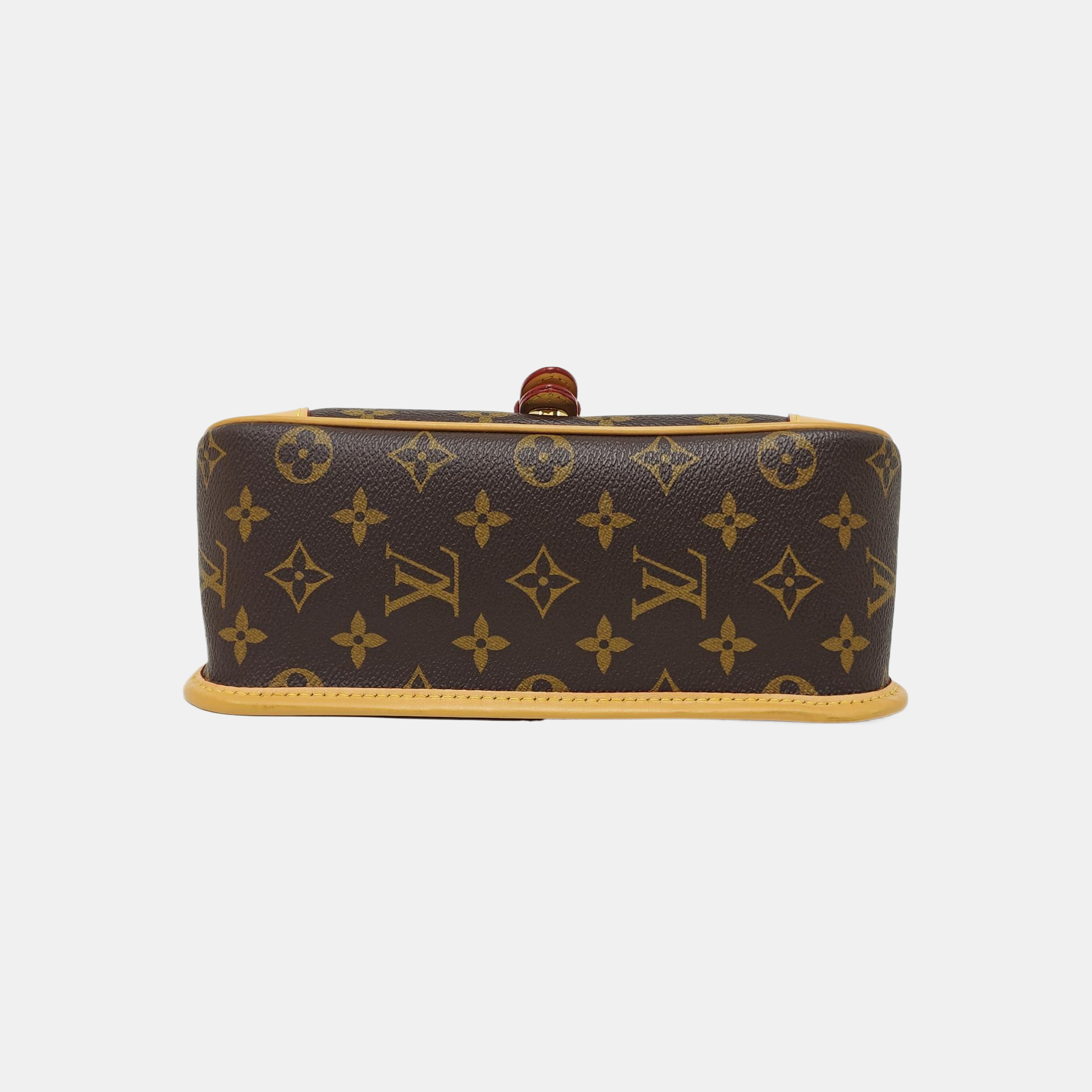 DIANE Monogram Coated Canvas Brown