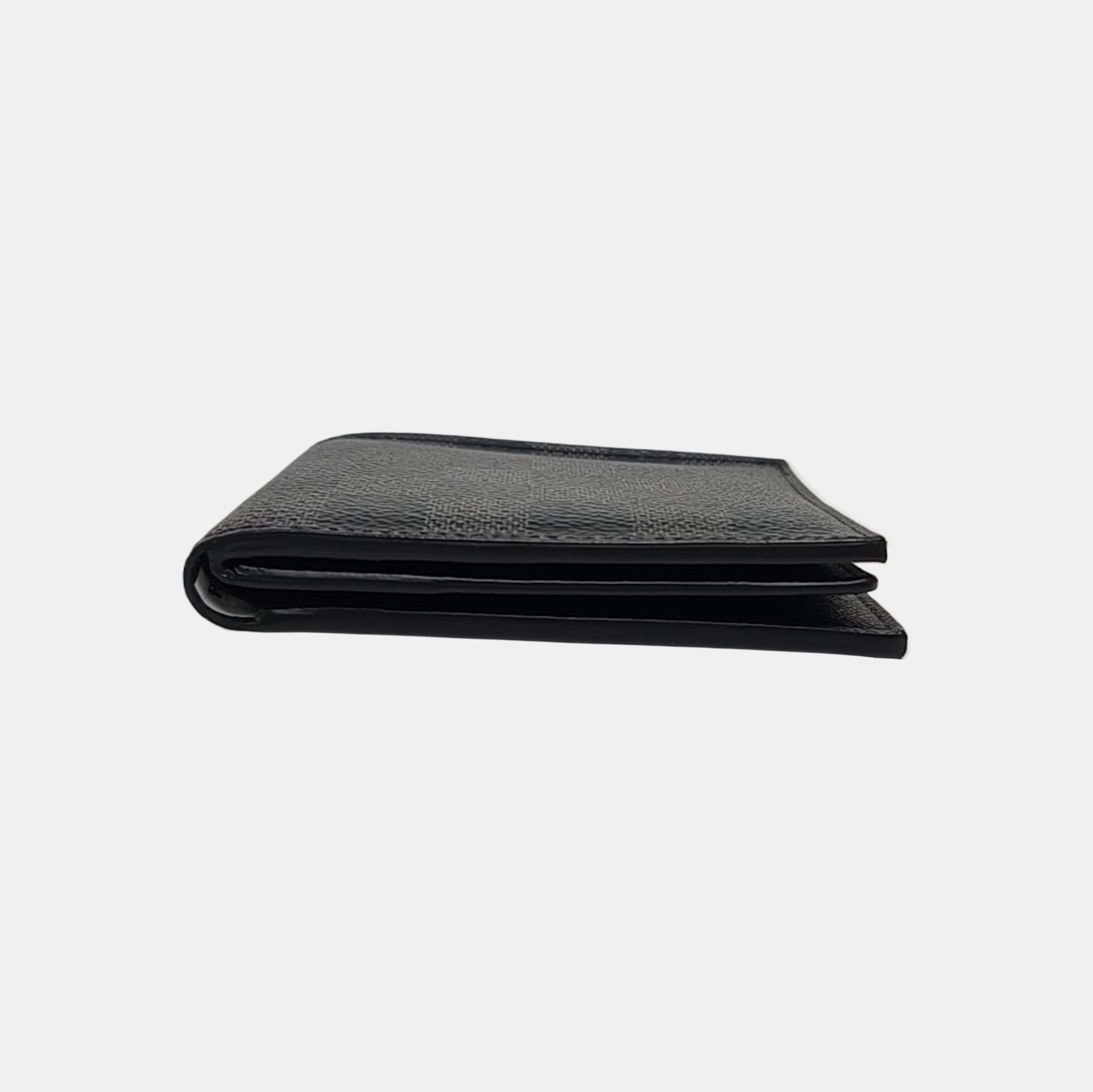 Coated Canvas Clutch Gray