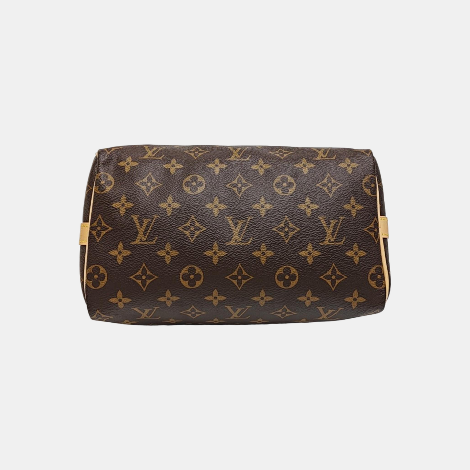 SPEEDY 25 Monogram Coated Canvas Brown