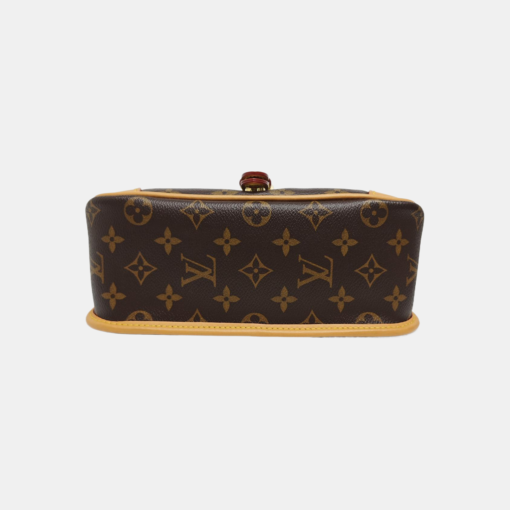 DIANE Monogram Coated Canvas Brown