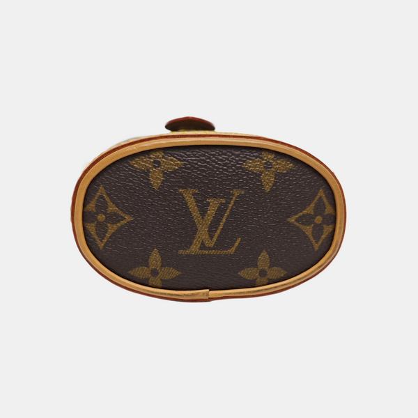 FOLD ME Monogram Coated Canvas Brown