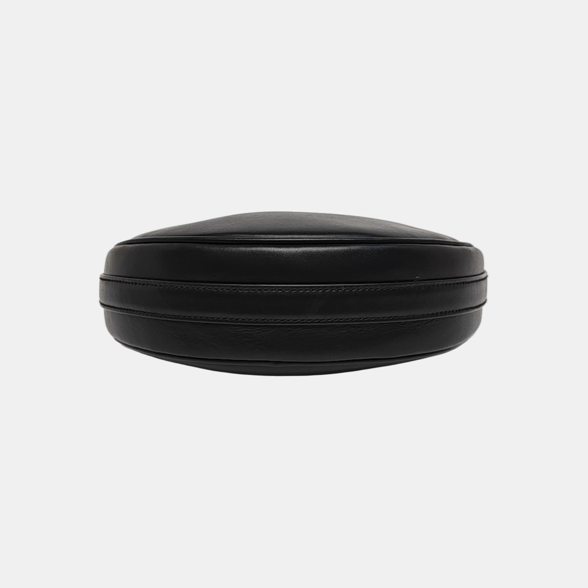Calfskin Shoulder Bag Black