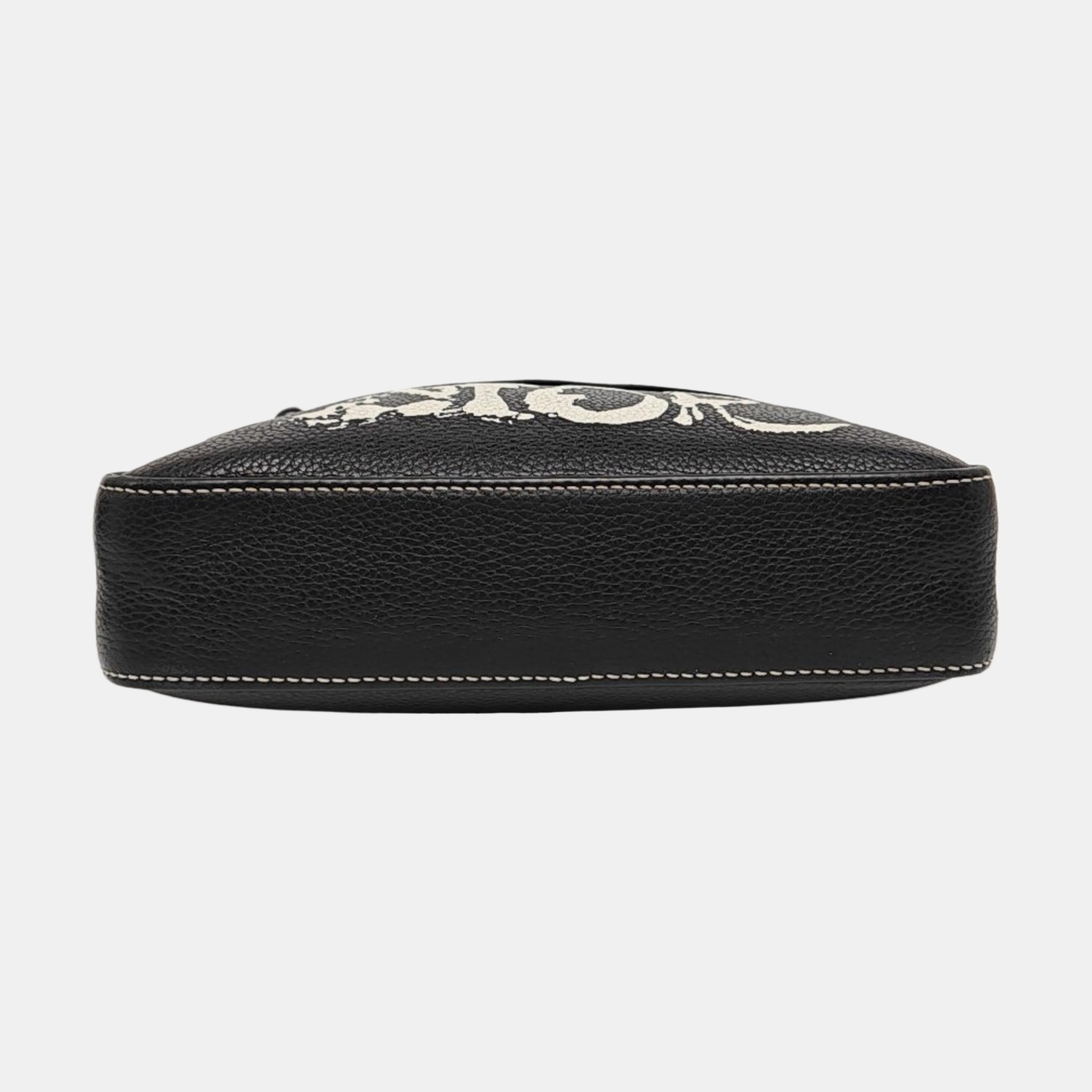 Dior And Daniel Arsham Calfskin Black