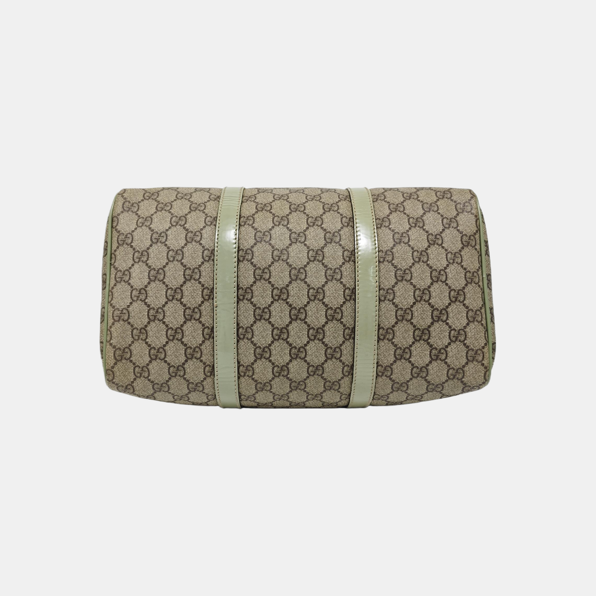 Joy Medium Monogram Coated Canvas Beige