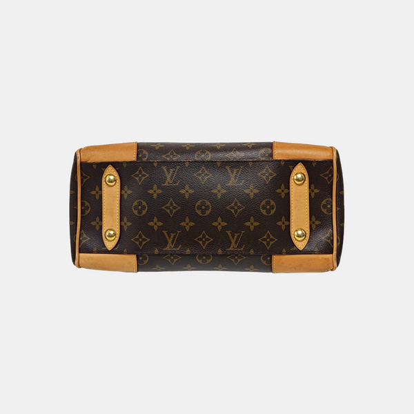 RETIRO NM Monogram Coated Canvas Brown