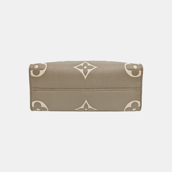 ONTHEGO PM Monogram Calfskin Gray