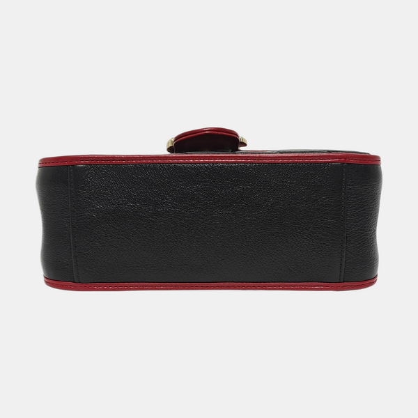 GG Marmont Mini Quilted Calfskin Black