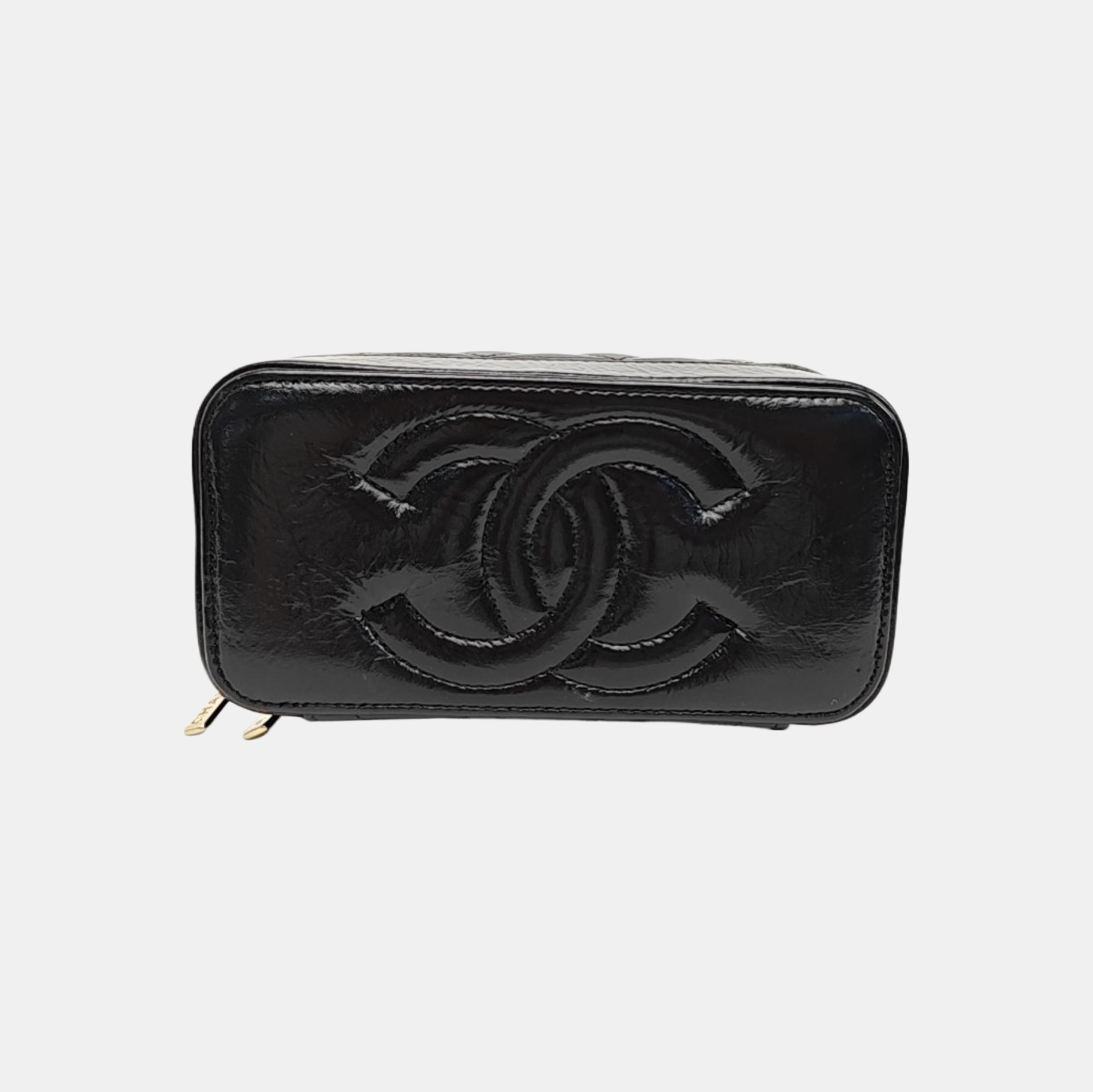 Quilted Calfskin Shoulder Bag Black