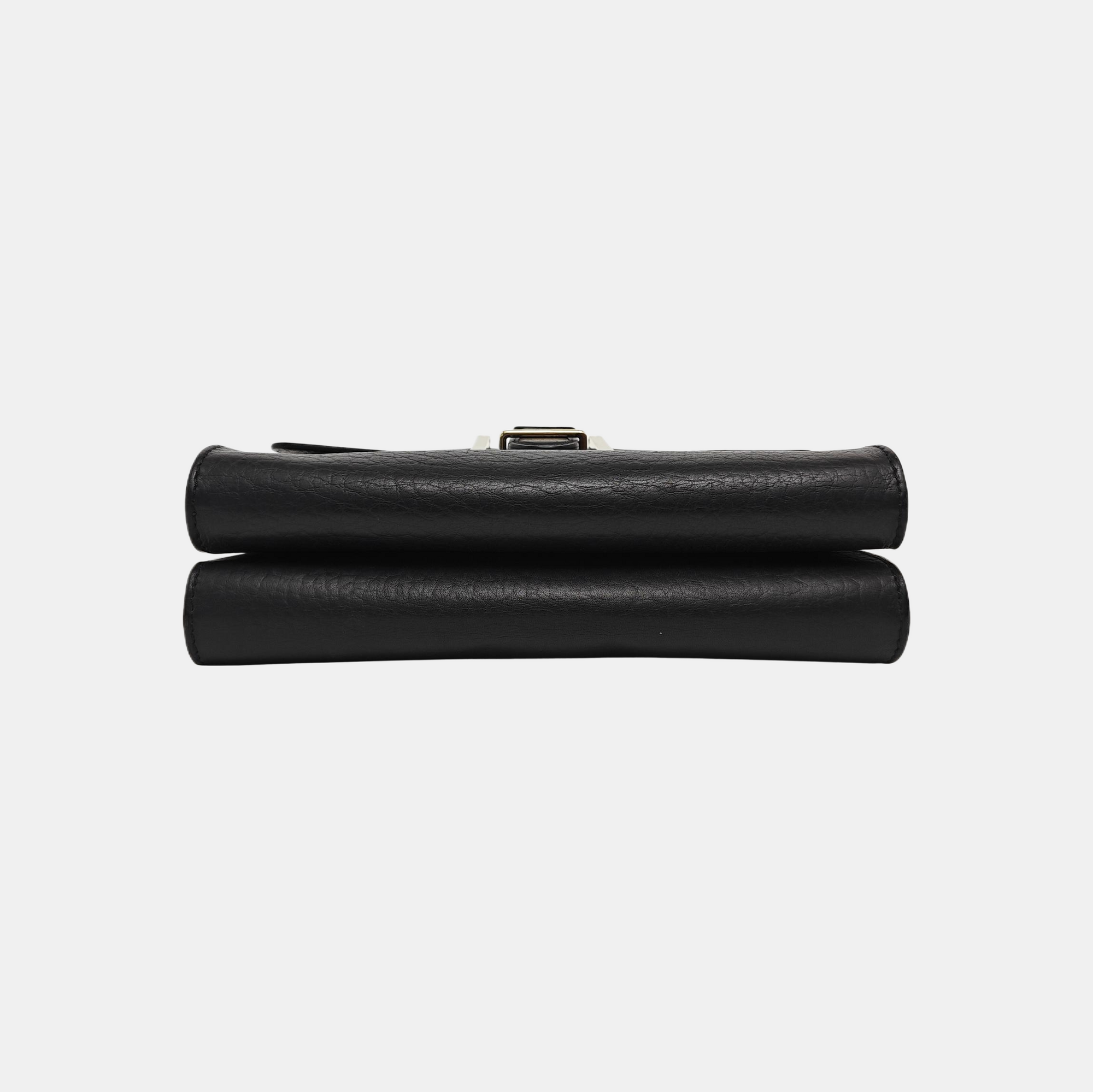 Calfskin Crossbody Bag Black