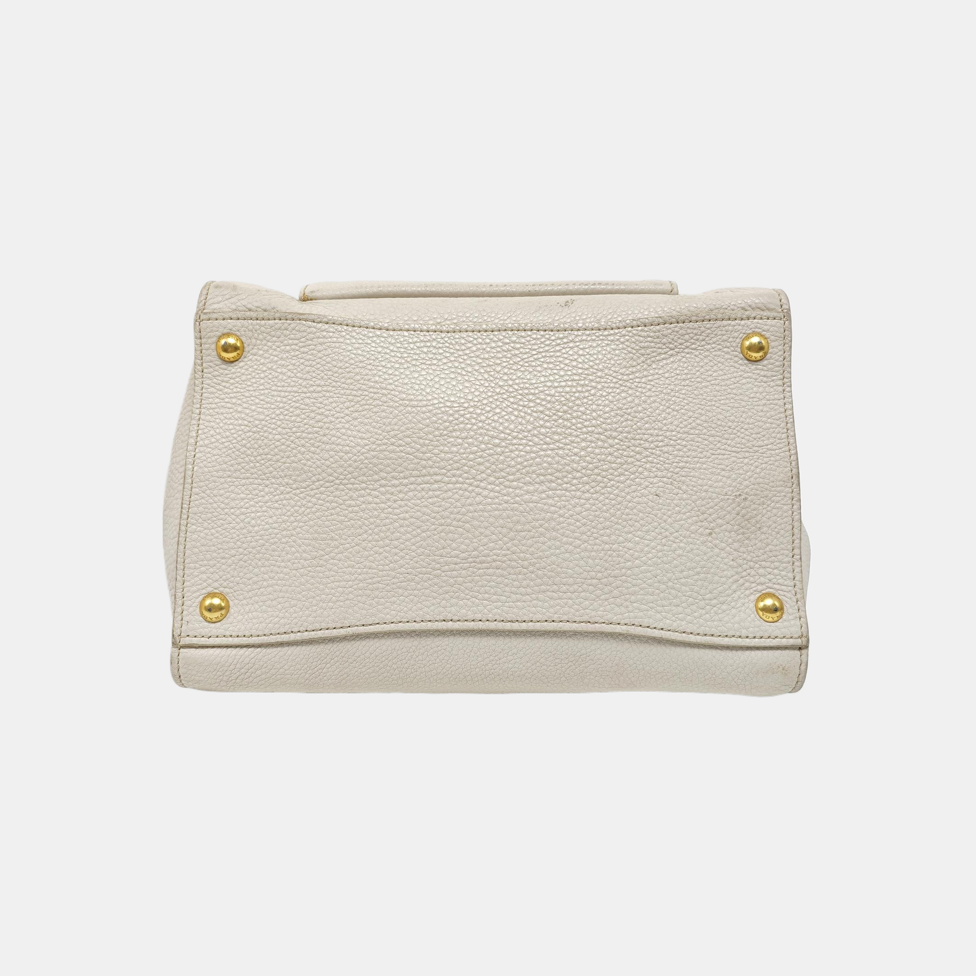 Calfskin Tote Bag White