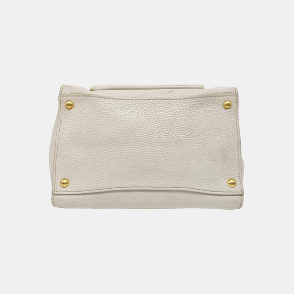 Calfskin Tote Bag White
