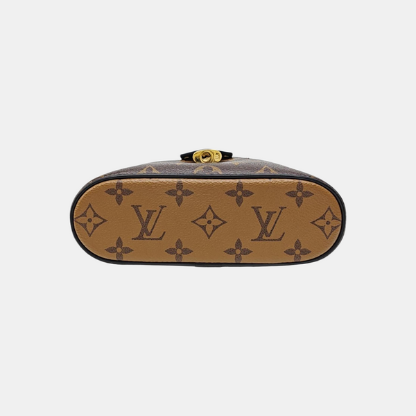 Vanity Chain Pouch Monogram Coated Canvas Brown