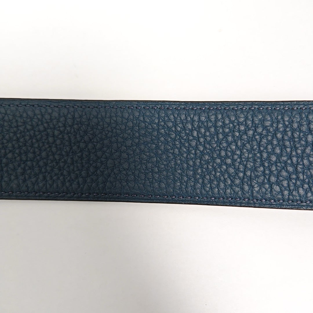 Leather Belt Blue