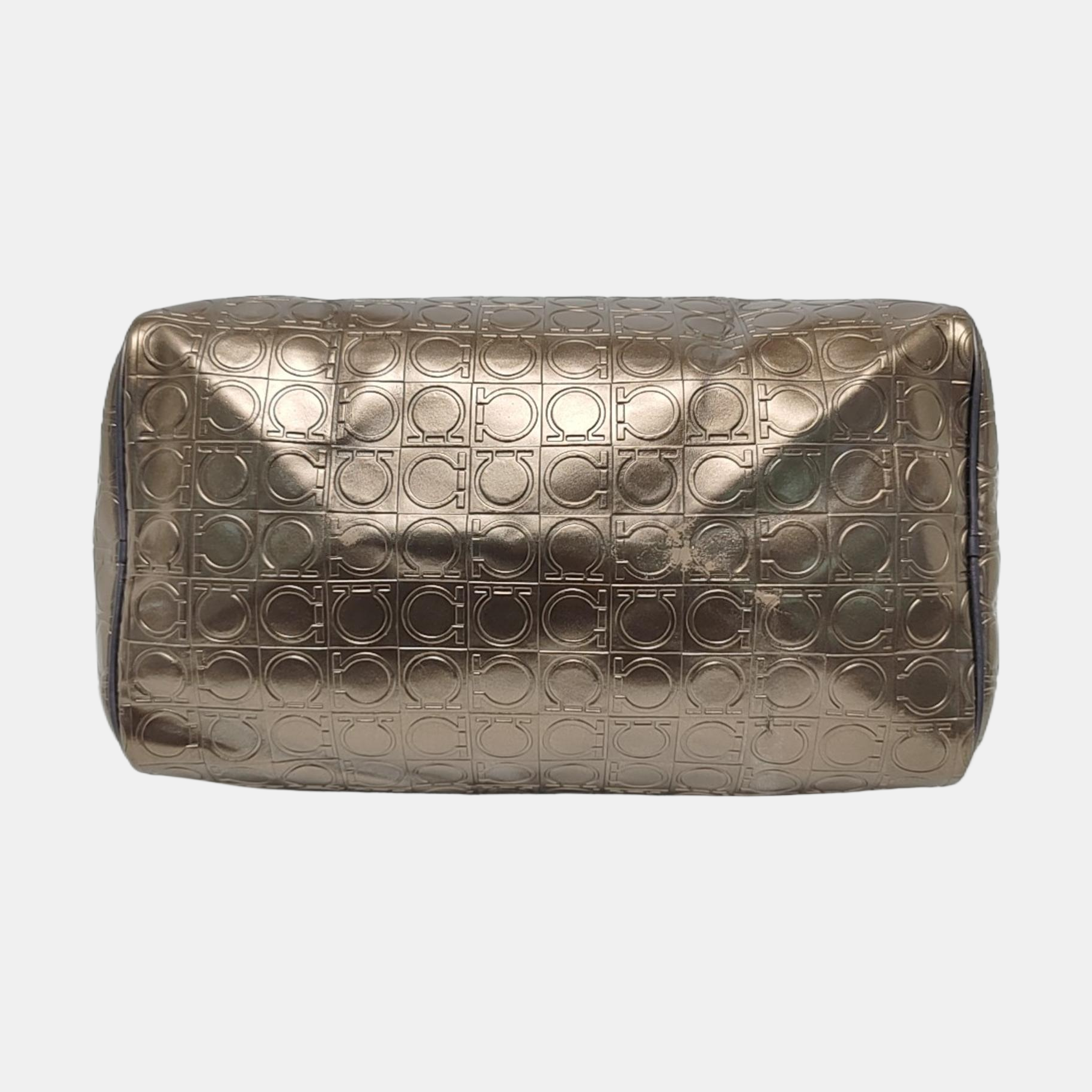 Gancini Calfskin Beige