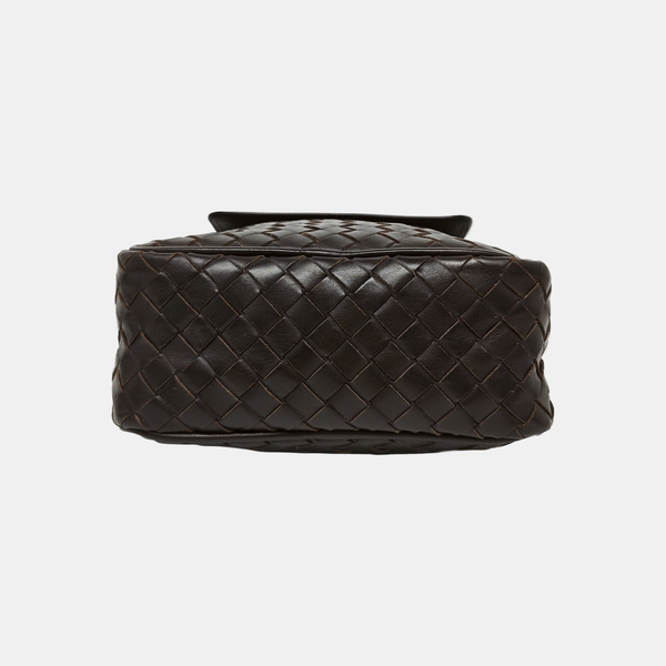 Calfskin Crossbody Bag Brown