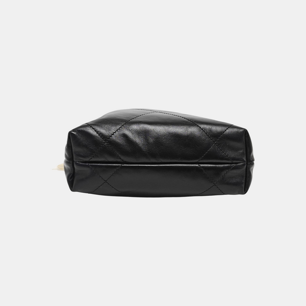 CHANEL 22 Mini Quilted Calfskin Black