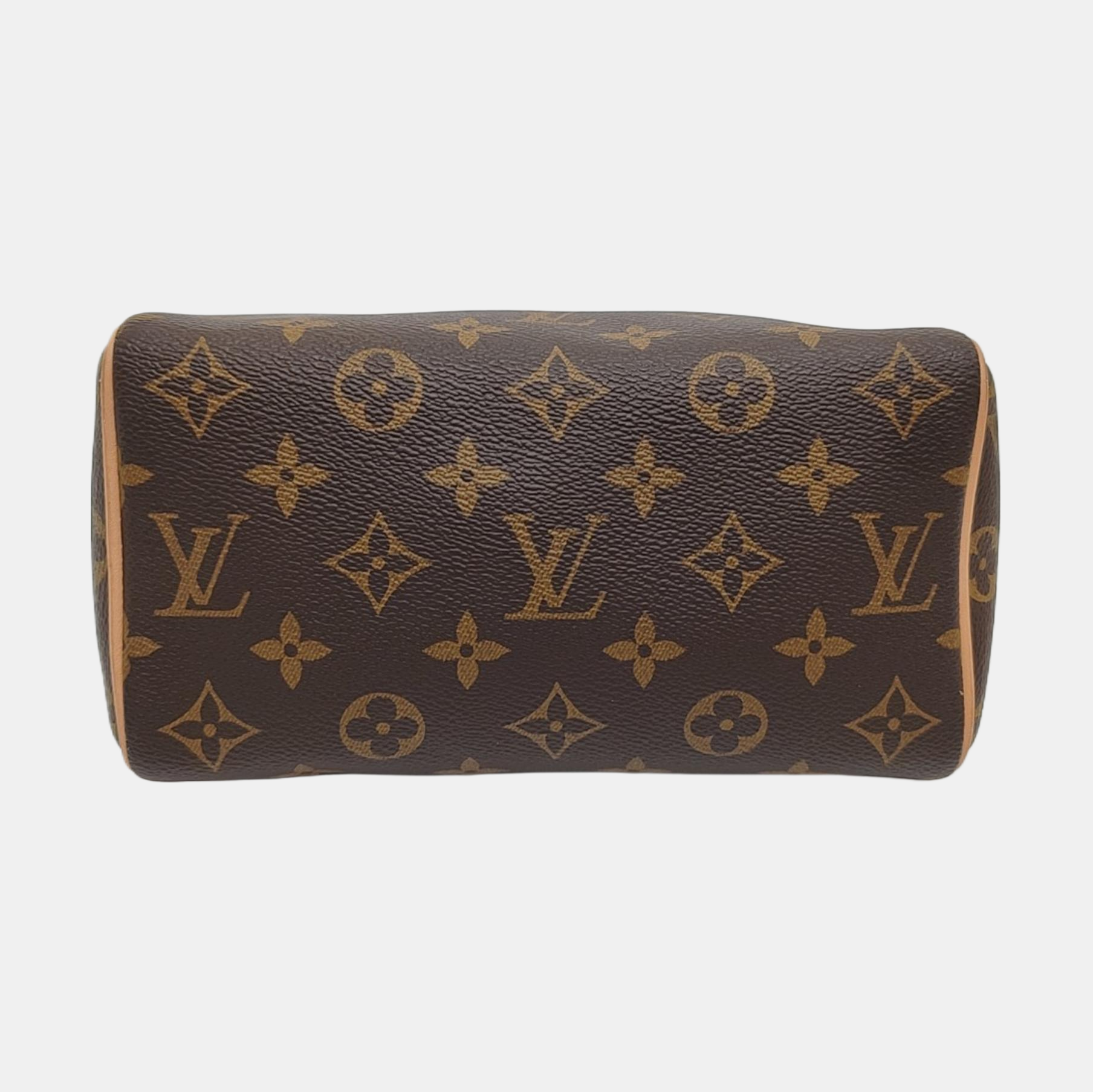 SPEEDY 20 Monogram Coated Canvas Brown