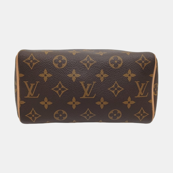 SPEEDY 20 Monogram Coated Canvas Brown