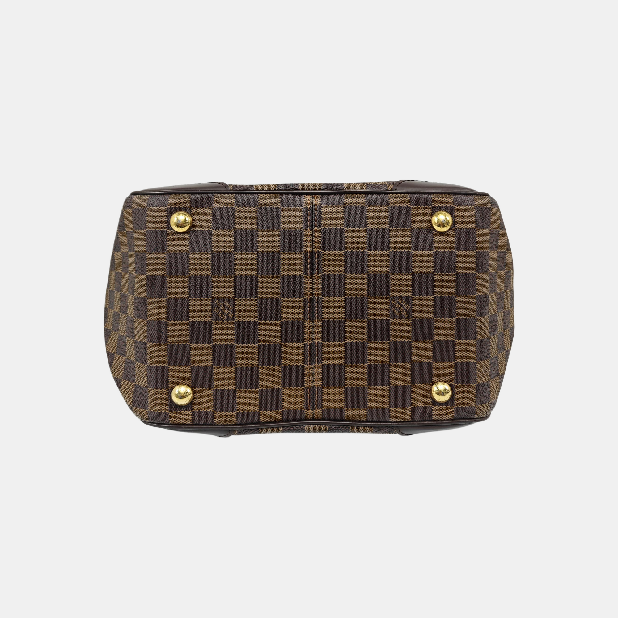 VERONA MM Damier Ebene Coated Canvas Brown