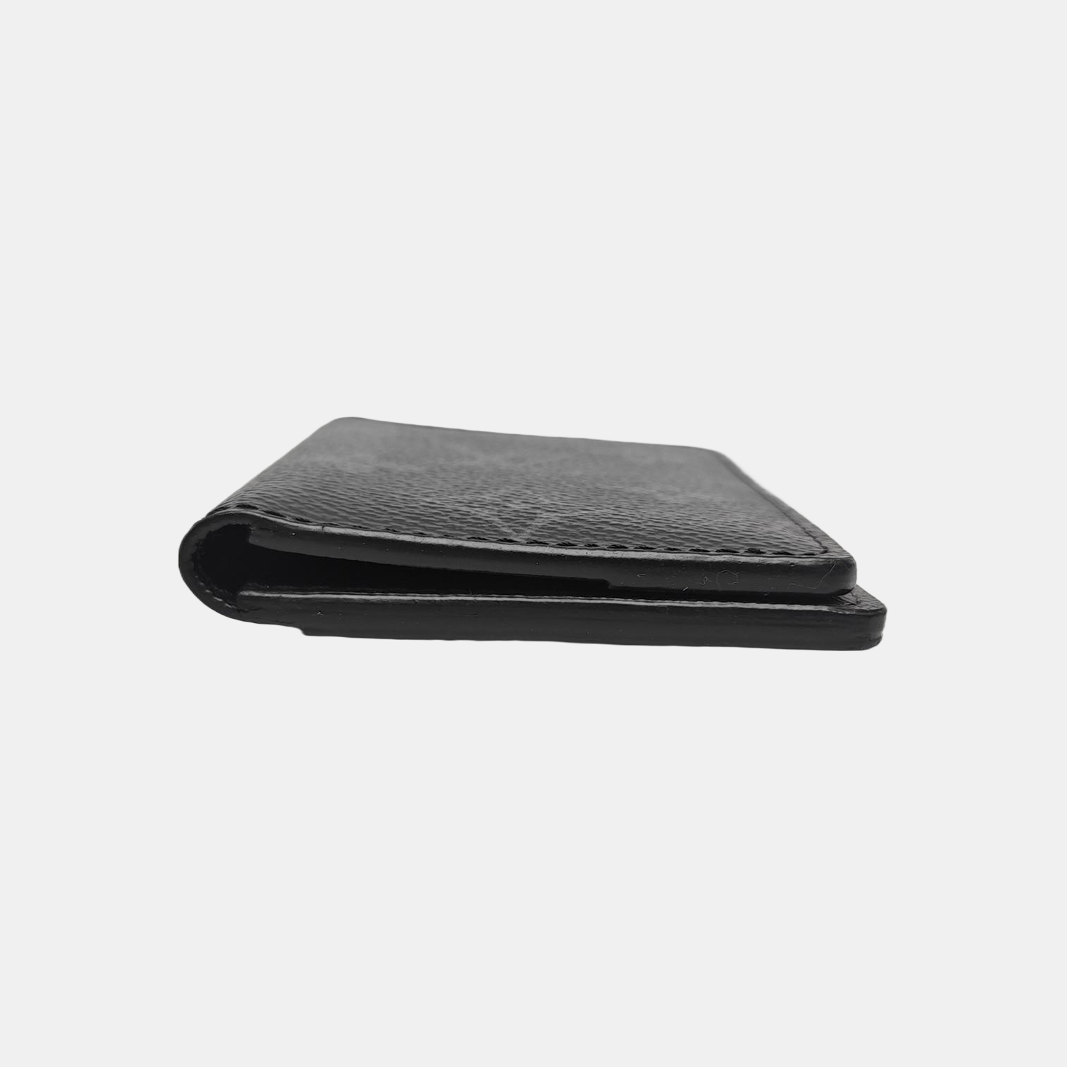 Monogram Coated Canvas Card Holder Mini Black