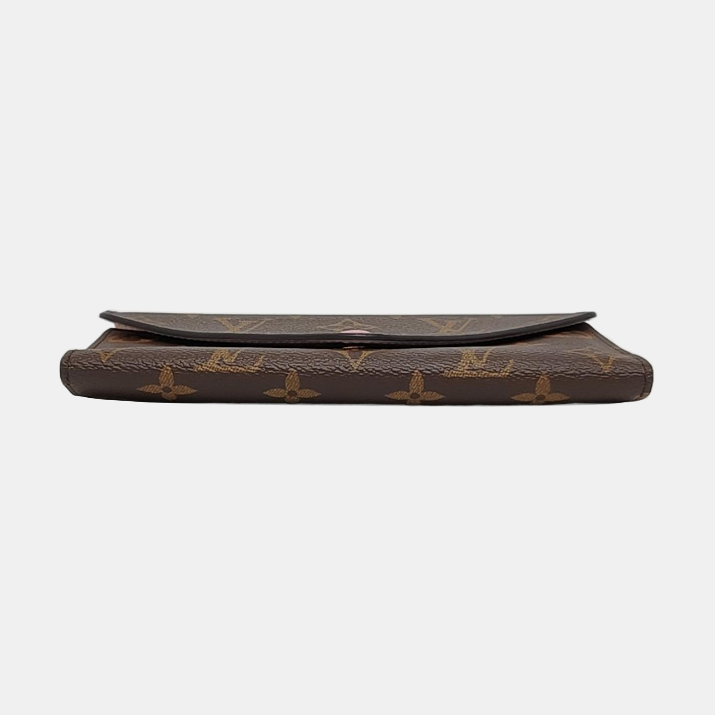 JOSÉPHINE Monogram Coated Canvas Brown Wallet