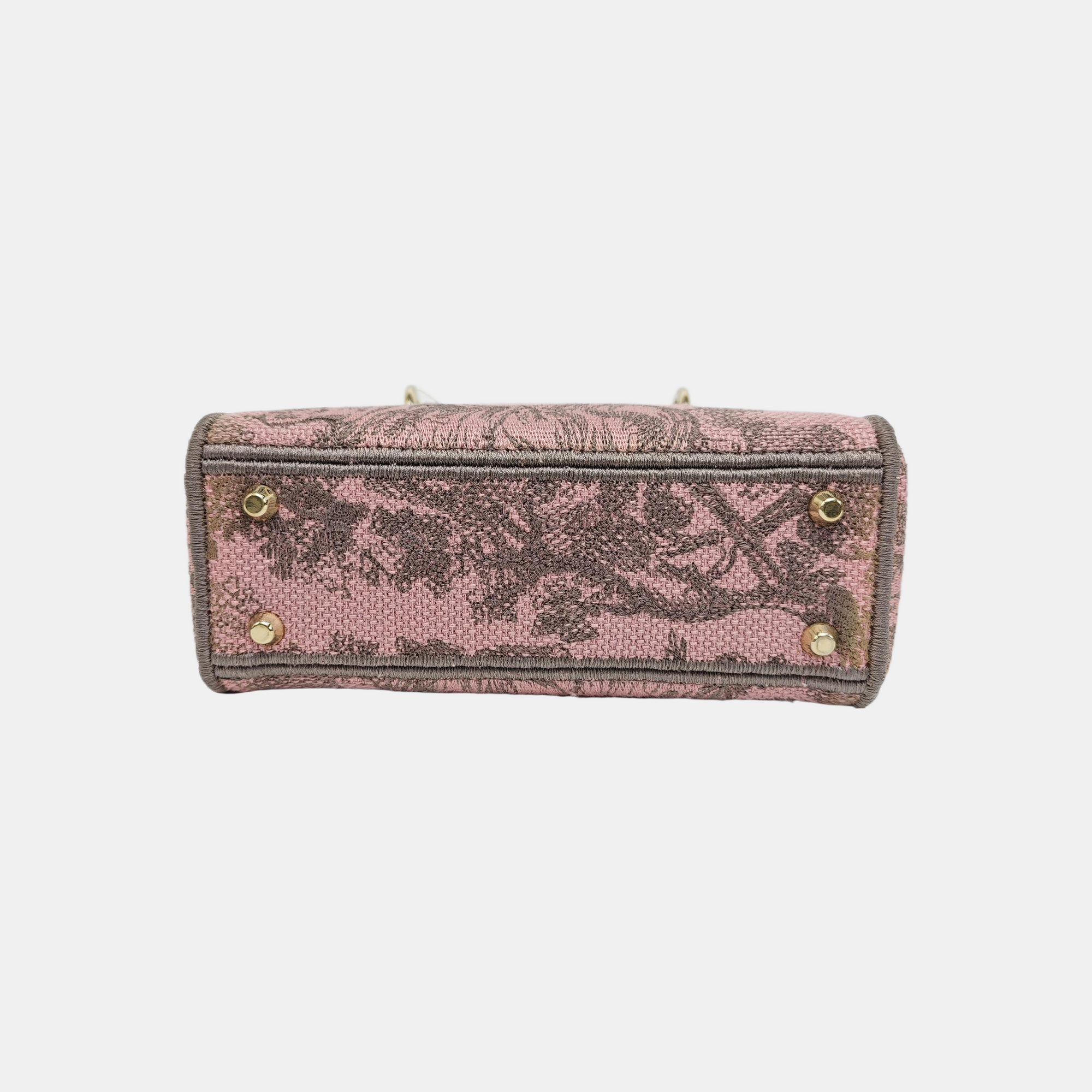 Lady Dior Mini Fabric Pink