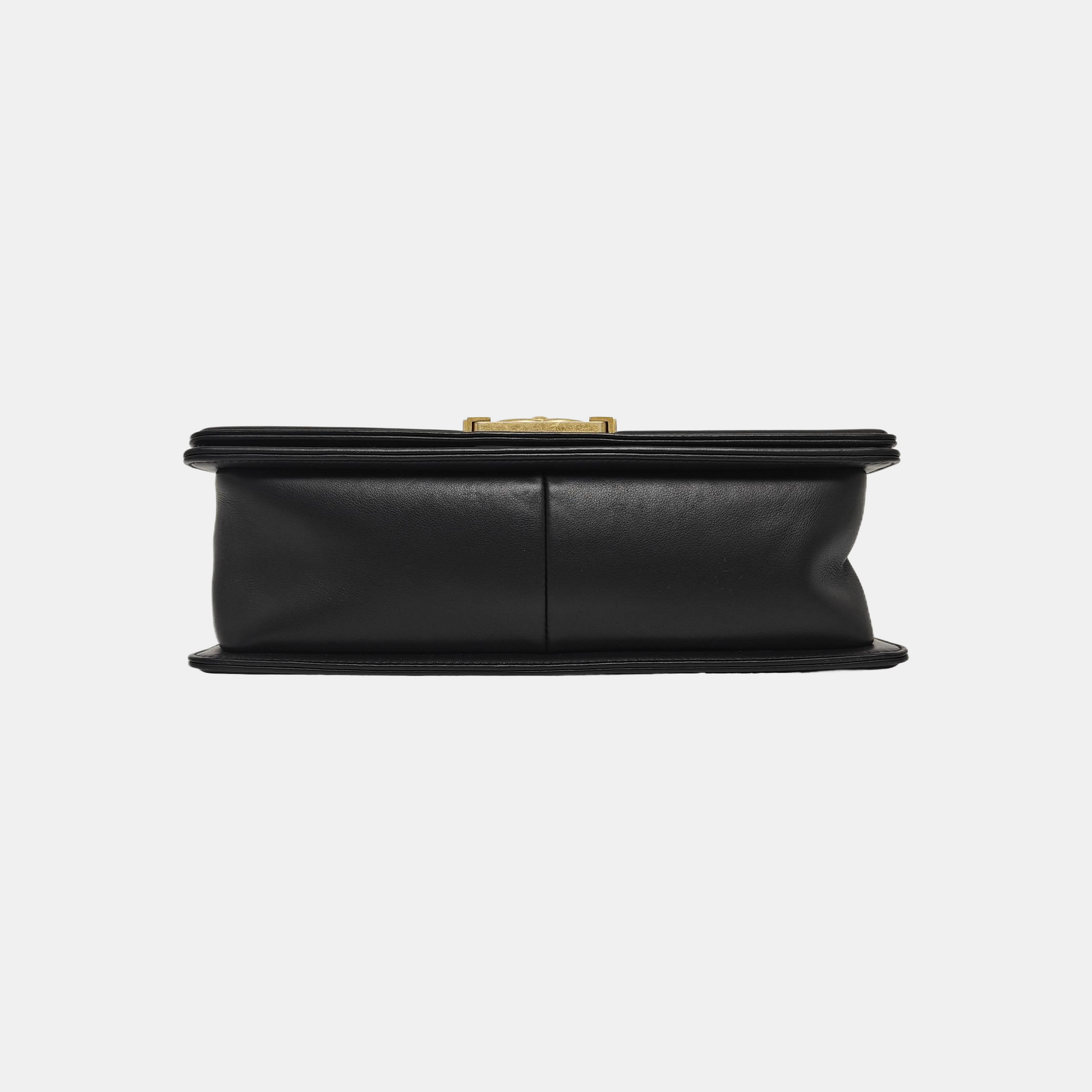 BOY CHANEL Medium Quilted Calfskin Black