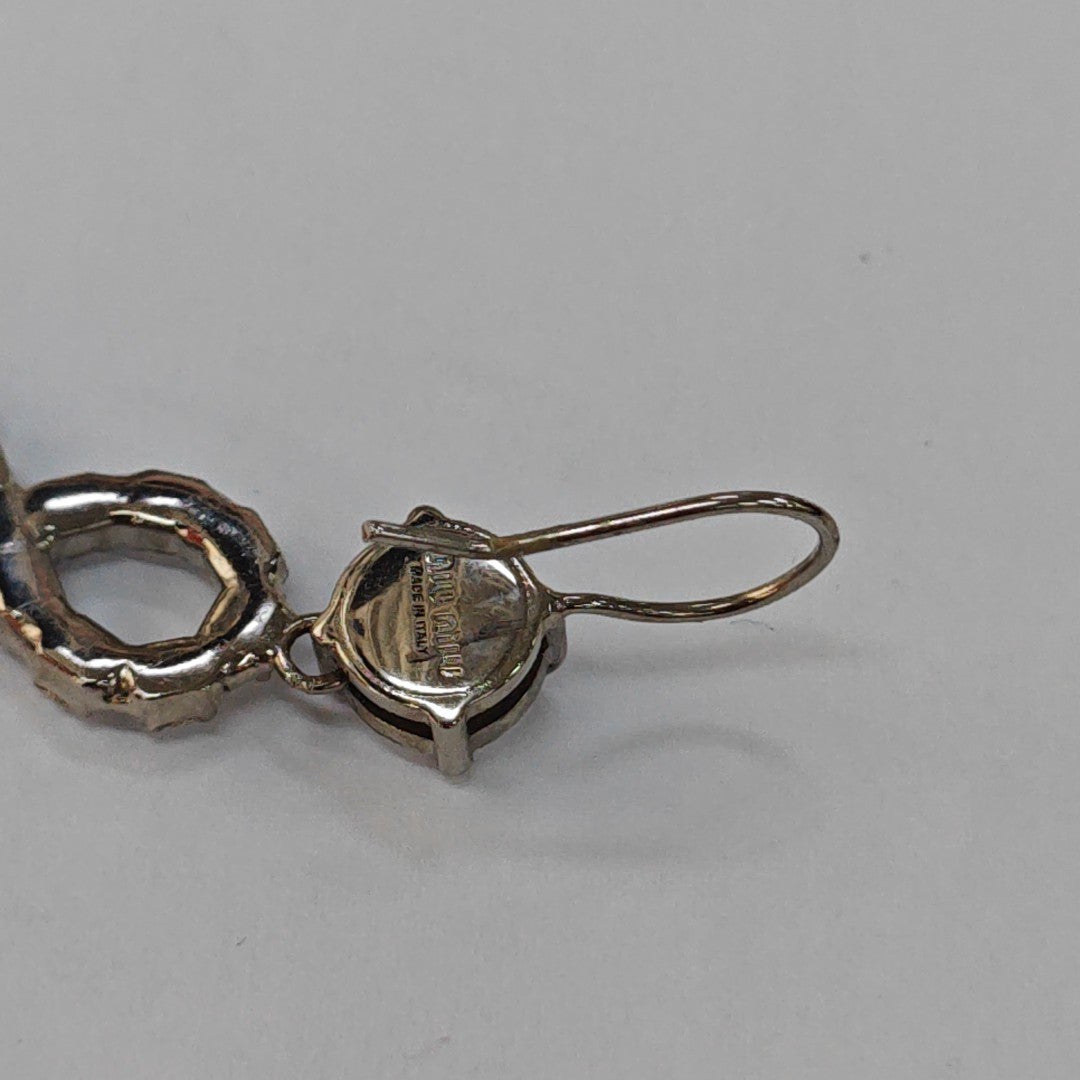 Metal Silver Earrings
