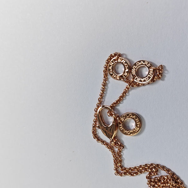 B.ZERO1 18k Rose Gold Necklace
