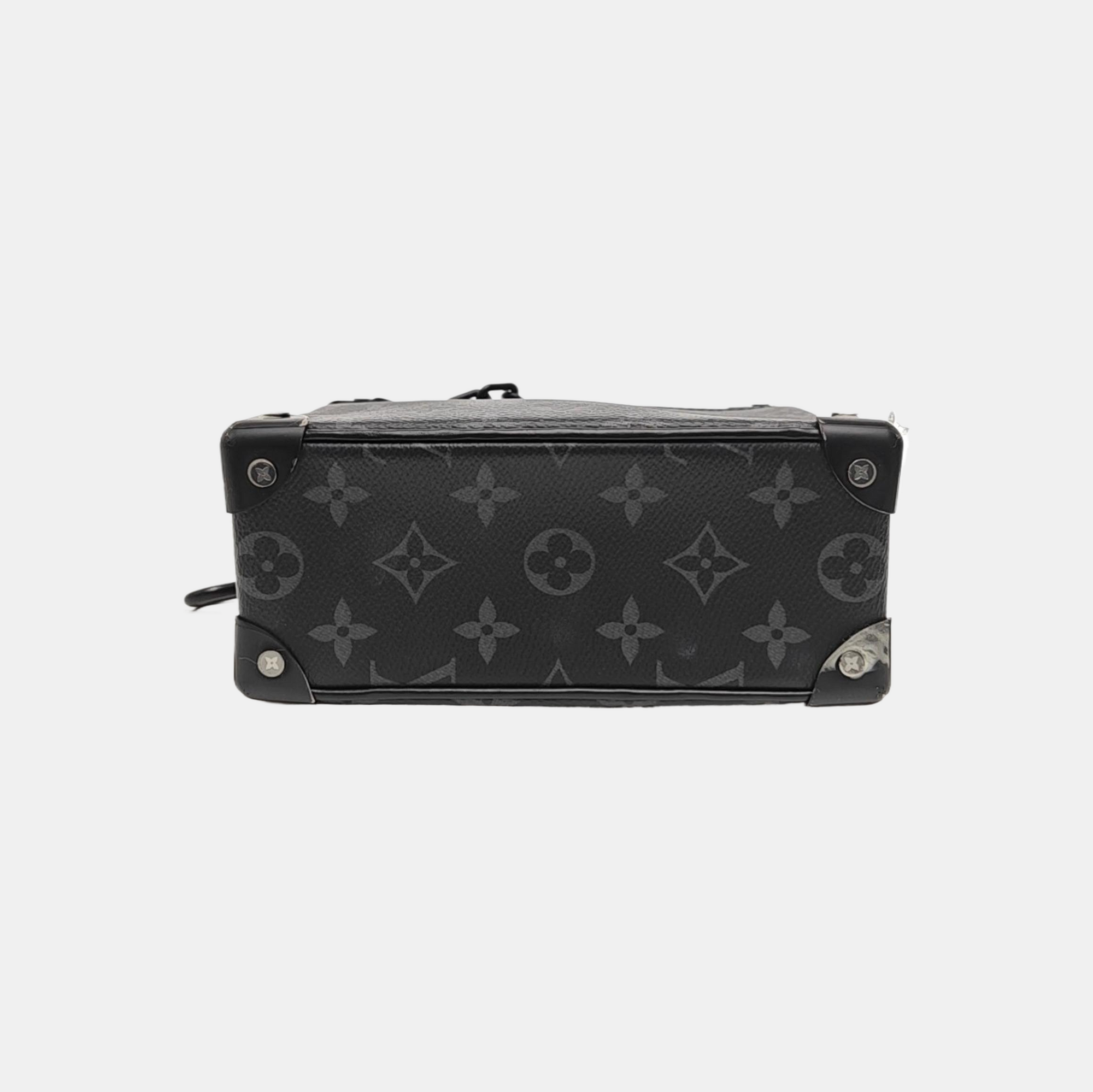 SOFT TRUNK Mini Monogram Coated Canvas Black