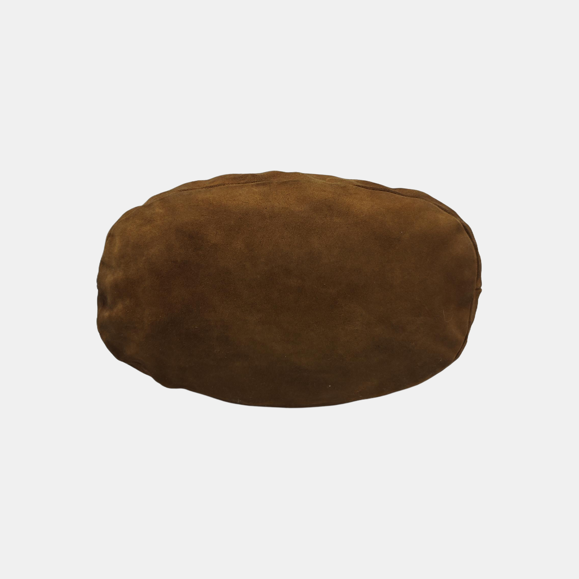 Suede Top Handle Bag Brown