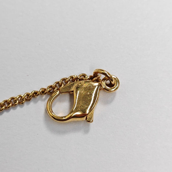 Petit CD Metal Gold Necklace